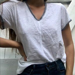 Wilt White Tee with Grey Boarders